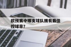 爱游戏最新官网-欧预赛中哪支球队拥有最佳控球率？