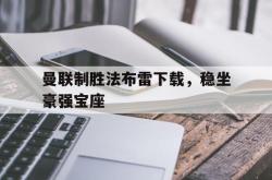 爱游戏最新官网-曼联制胜法布雷下载，稳坐豪强宝座