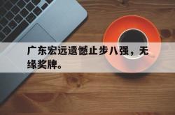 爱游戏最新首页登录-广东宏远遗憾止步八强，无缘奖牌。
